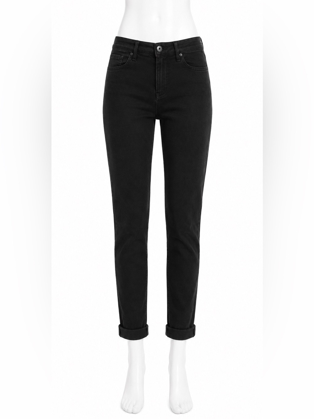 Joseph Ribkoff Black Slim Skinny Jeans Crystal Embellished Pocket Rhinestone 10